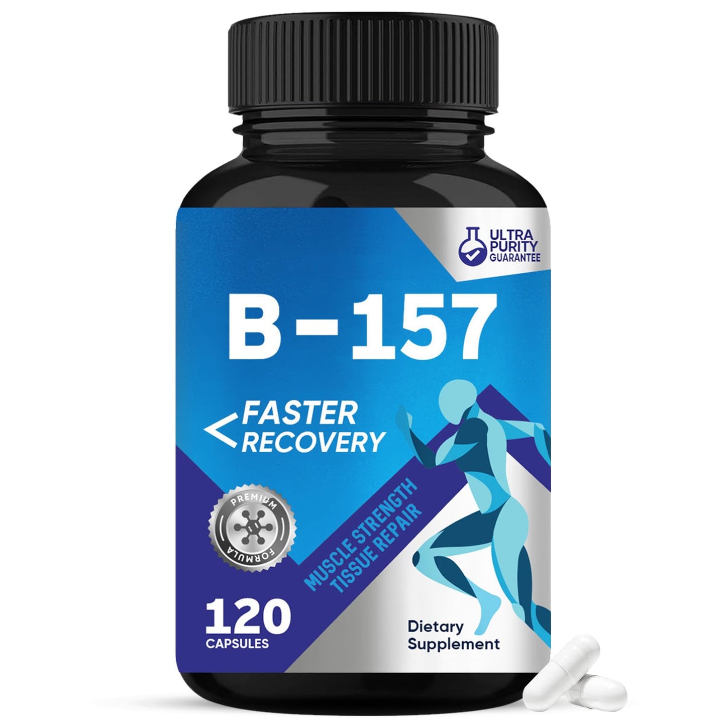 EVYOUNG BP 157 Peptide Capsules 1000mcg - Non-GMO, Gluten-Free, 120 ct