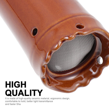 EXCEART Facial Moxibustion Tube - Portable Ceramic Moxa Cup for Facial Massage and Heat Therapy