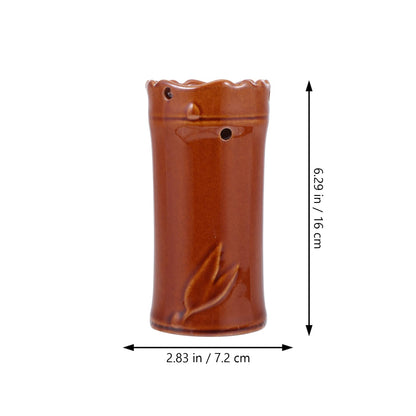EXCEART Facial Moxibustion Tube - Portable Ceramic Moxa Cup for Facial Massage and Heat Therapy