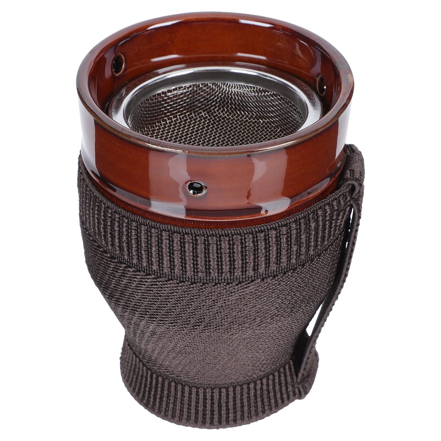 EXCEART Ceramic Moxibustion Pot – Moxa Burner Cup for Traditional Therapy