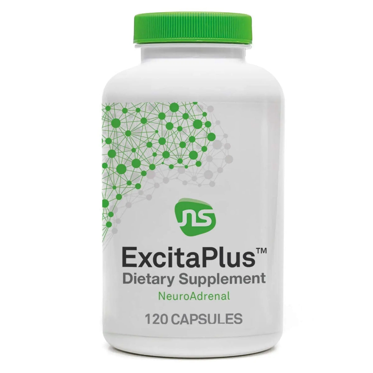 NeuroScience ExcitaPlus - Extra Strength L-Tyrosine & Rhodiola for Energy & Adrenal Health | 120 Capsules BritishVita | Premium UK Vitamins & Wellness Supplements