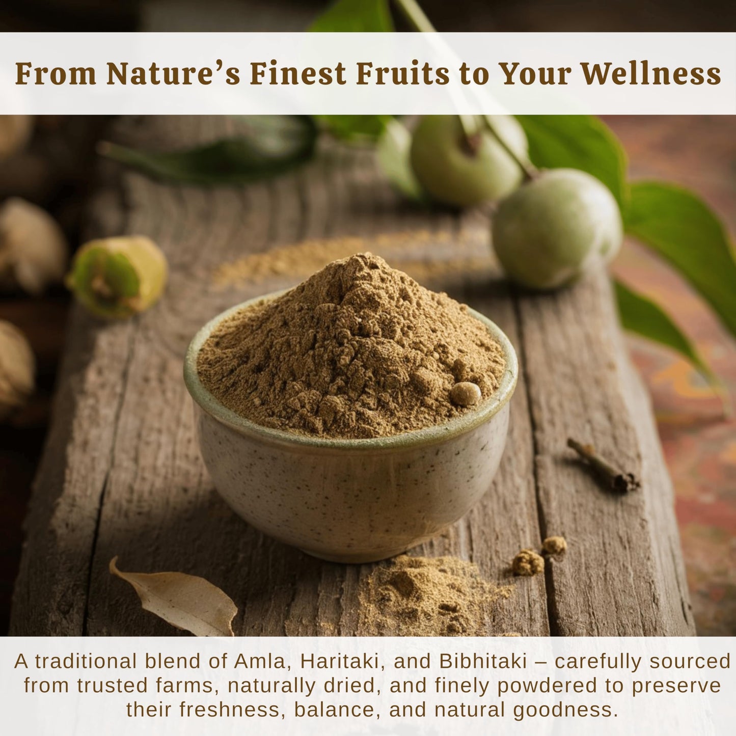 Exotic Veda Triphala Powder 100g – Ayurvedic Digestive Health