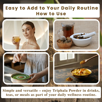 Exotic Veda Triphala Powder 100g – Ayurvedic Digestive Health