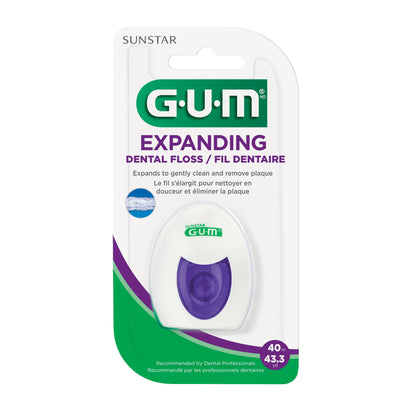 Expanding Waxed Floss for Tight Teeth - Unflavored