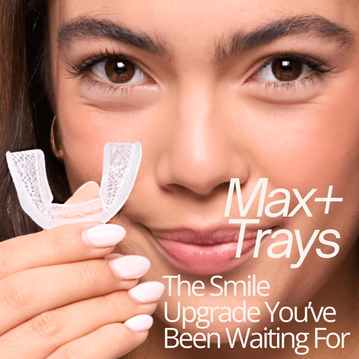 ExpertWhite Max Glow Trays – 12% Hydrogen Peroxide Teeth Whitening, 10 Treatments, Custom-Fit