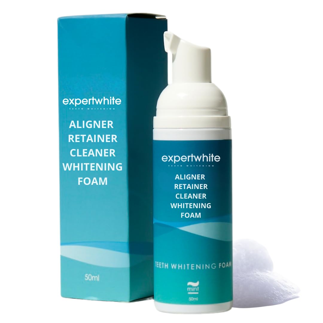 Expertwhite Max HP Foam – Aligner & Retainer Cleaner + Whitening Foam (Invisalign)