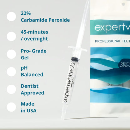 Expertwhite 22% Carbamide Peroxide Teeth Whitening Gel Refills – Made in USA