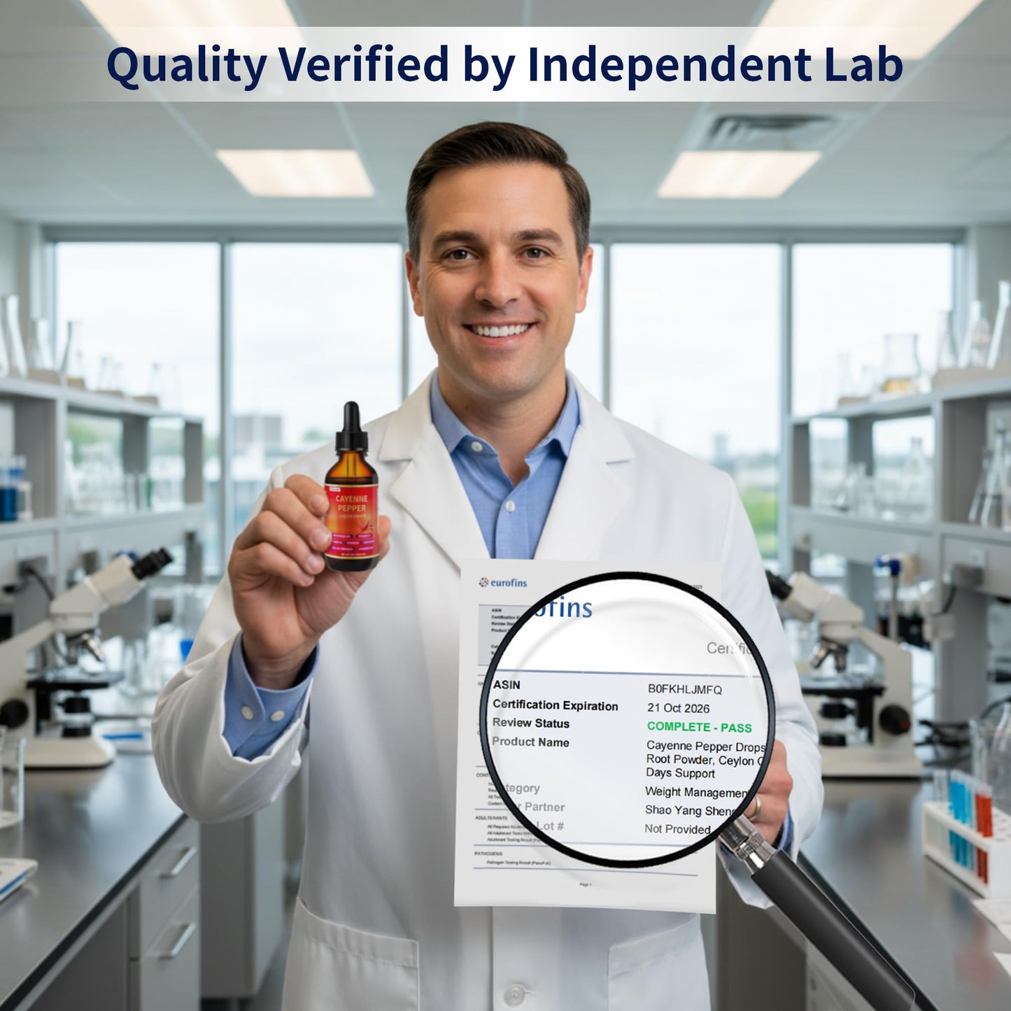 Experwell Cayenne Pepper Drops – Liquid Supplement for Circulation & Metabolism