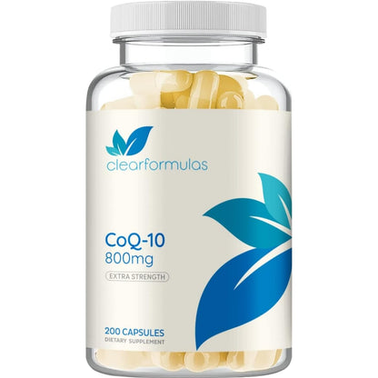 Extra Strength CoQ10 800mg - Quick Absorption Ubiquinone 800mg | 100 Servings