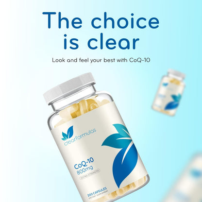 Extra Strength CoQ10 800mg - Quick Absorption Ubiquinone 800mg | 100 Servings