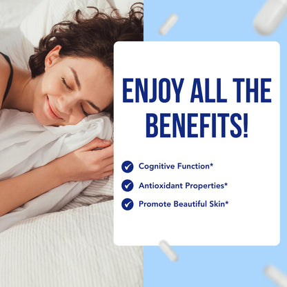 Extra Strength Pterostilbene Supplement – 150mg, Vegan, Made in USA | 180 Day Supply