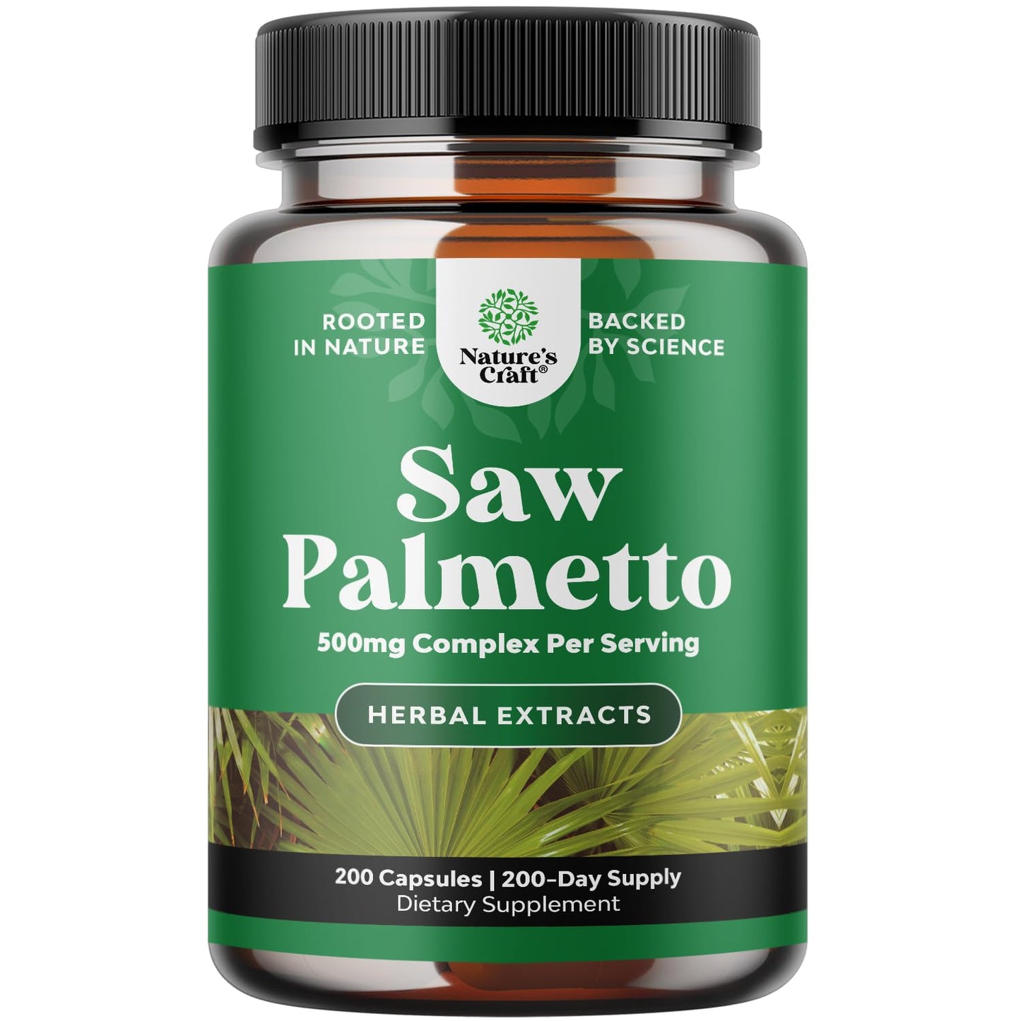 Extra Strength Saw Palmetto Extract 500mg | Hair Health & Urinary Support