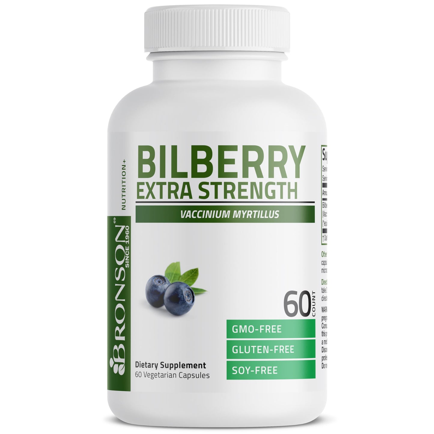 Bronson Bilberry Extra Strength 3000 mg – Eye Health & Vision Support (60 Veg Caps)