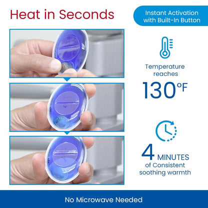 Eye-Press Self-Heating Eye Compress & Lid Wipes | Soothing Moist Heat