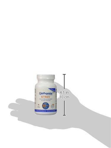 EyePromise EZ Tears Eye Vitamin – 60 Softgels | Omega-3s, Primrose Oil & Turmeric
