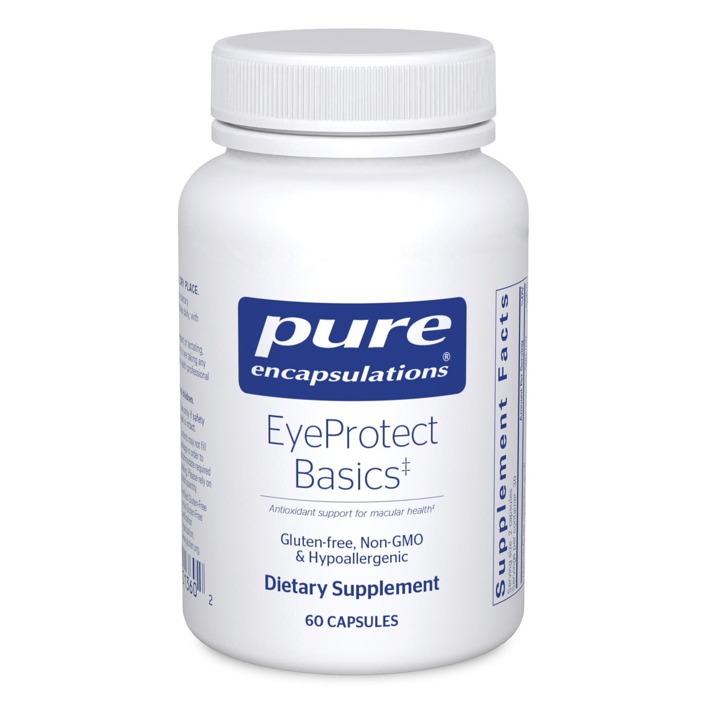 EyeProtect Basics – Pure Encapsulations | Antioxidants for Eye Health | 60 Caps