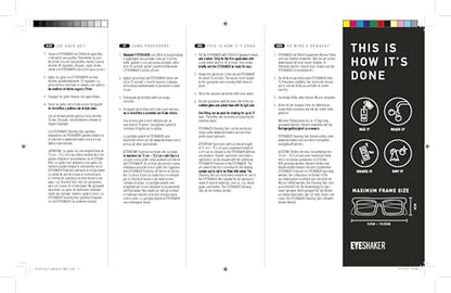 Eyeshaker Set – Patented Glasses Cleaning Device for Lenses & Frames