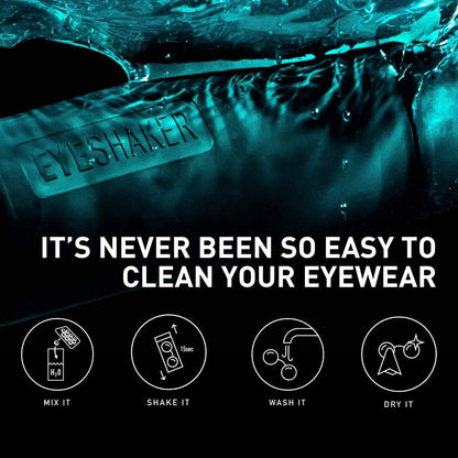 Eyeshaker Set – Patented Glasses Cleaning Device for Lenses & Frames