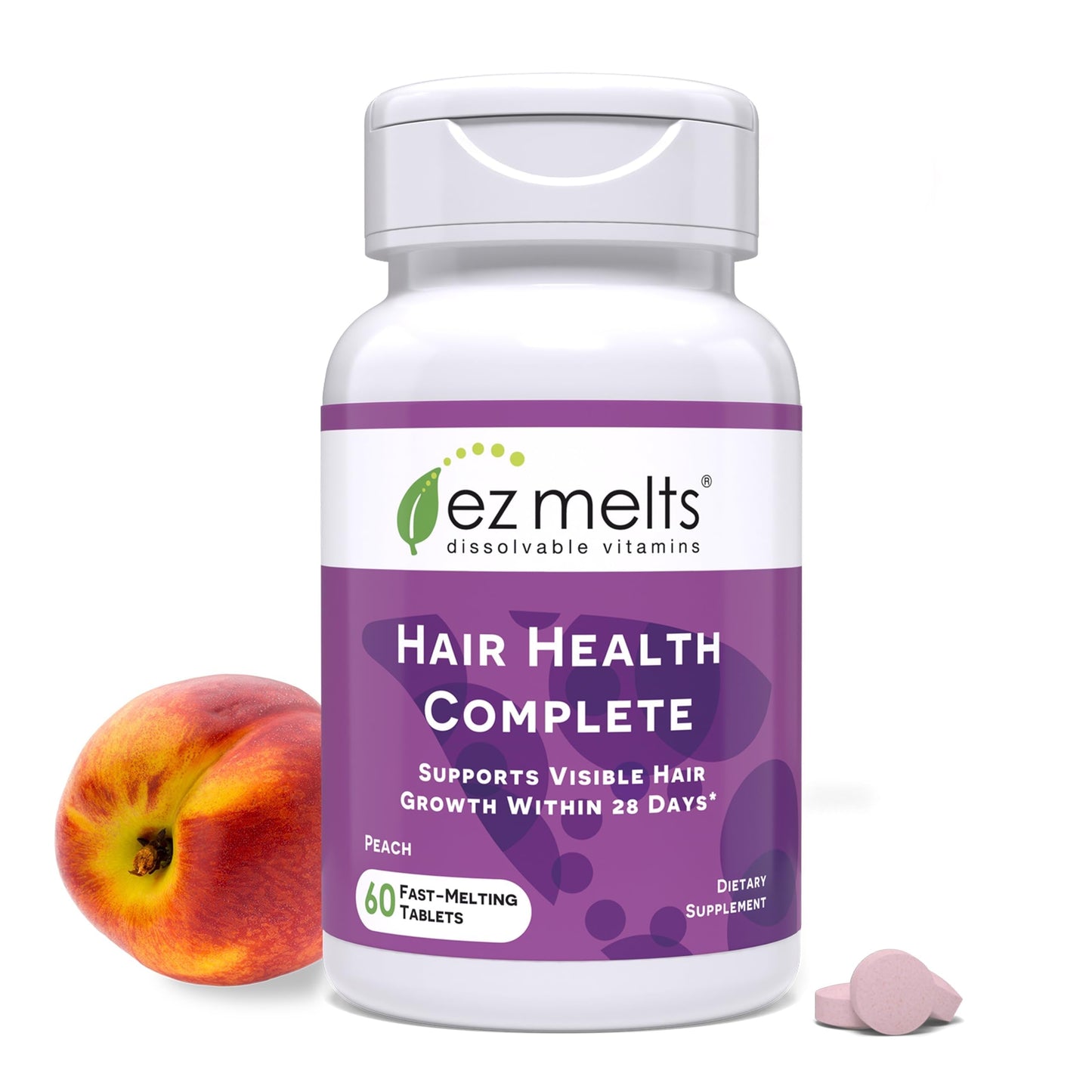 EZ Melts Hair Health Complete - Hair Growth & Strength Support (AnaGain Nu, Biotin)