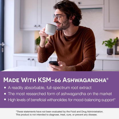 EZ Melts Dissolvable KSM-66 Ashwagandha 300 mg - Sugar-Free | Stress, Sleep & Mood Support