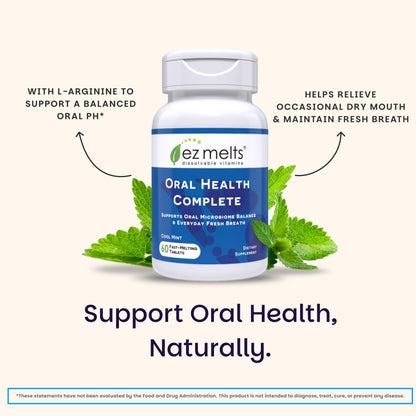EZ Melts Oral Health Complete - Probiotic for Gum Health & Fresh Breath