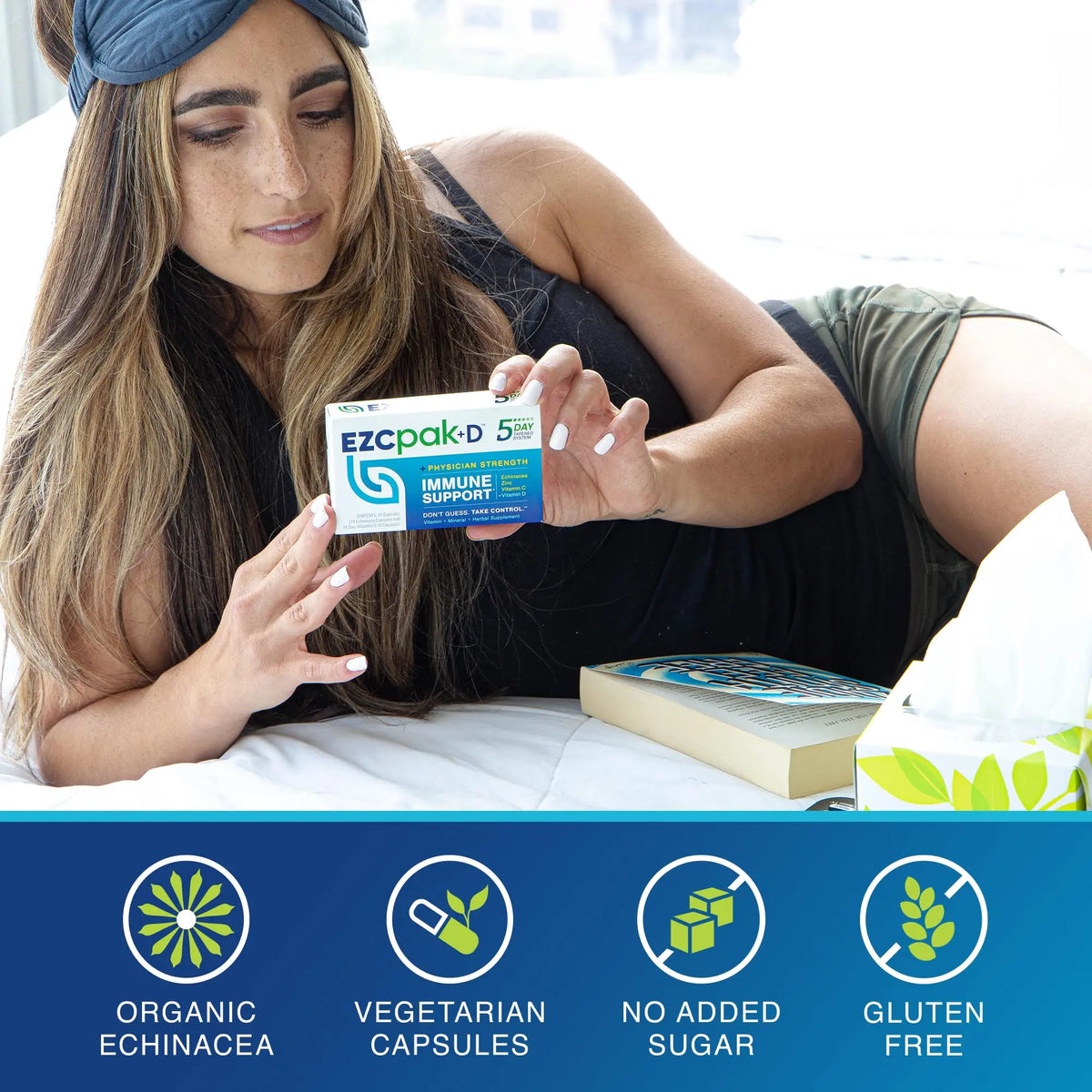 EZC Pak 5-Day Immune Booster: Echinacea, Vitamin C, Zinc & Vitamin D – Pack of 2 BritishVita | Premium UK Vitamins & Wellness Supplements