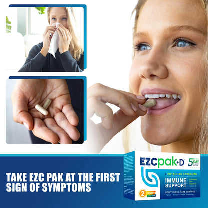 EZC Pak 5-Day Immune Booster: Echinacea, Vitamin C, Zinc & Vitamin D – Pack of 2 BritishVita | Premium UK Vitamins & Wellness Supplements