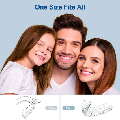 EZGO Teeth Whitening Trays - BPA Free Moldable Mouth Guards, Custom Fit
