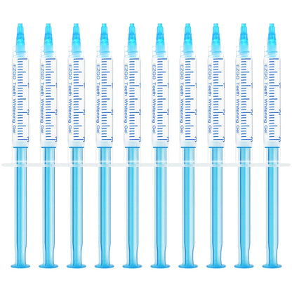 EZGO 10-Pack Teeth Whitening Gel Refills 22% - Mint Flavor (3ml x10)