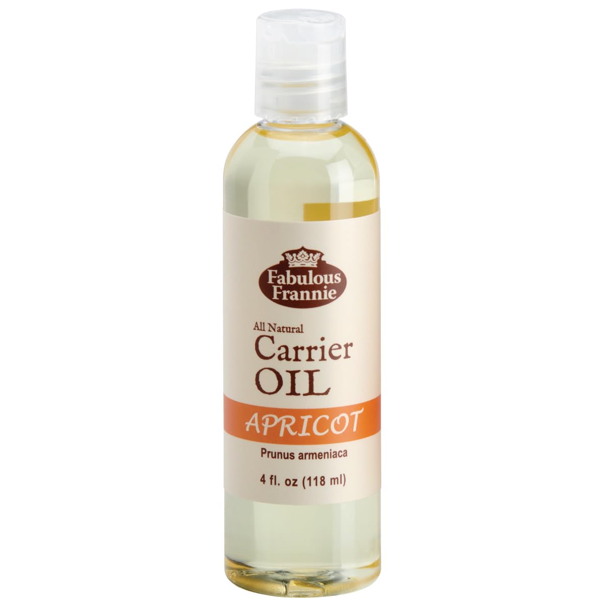 Fabulous Frannie Apricot Carrier Oil 4oz – Base Oil for Essential Oils & Massage