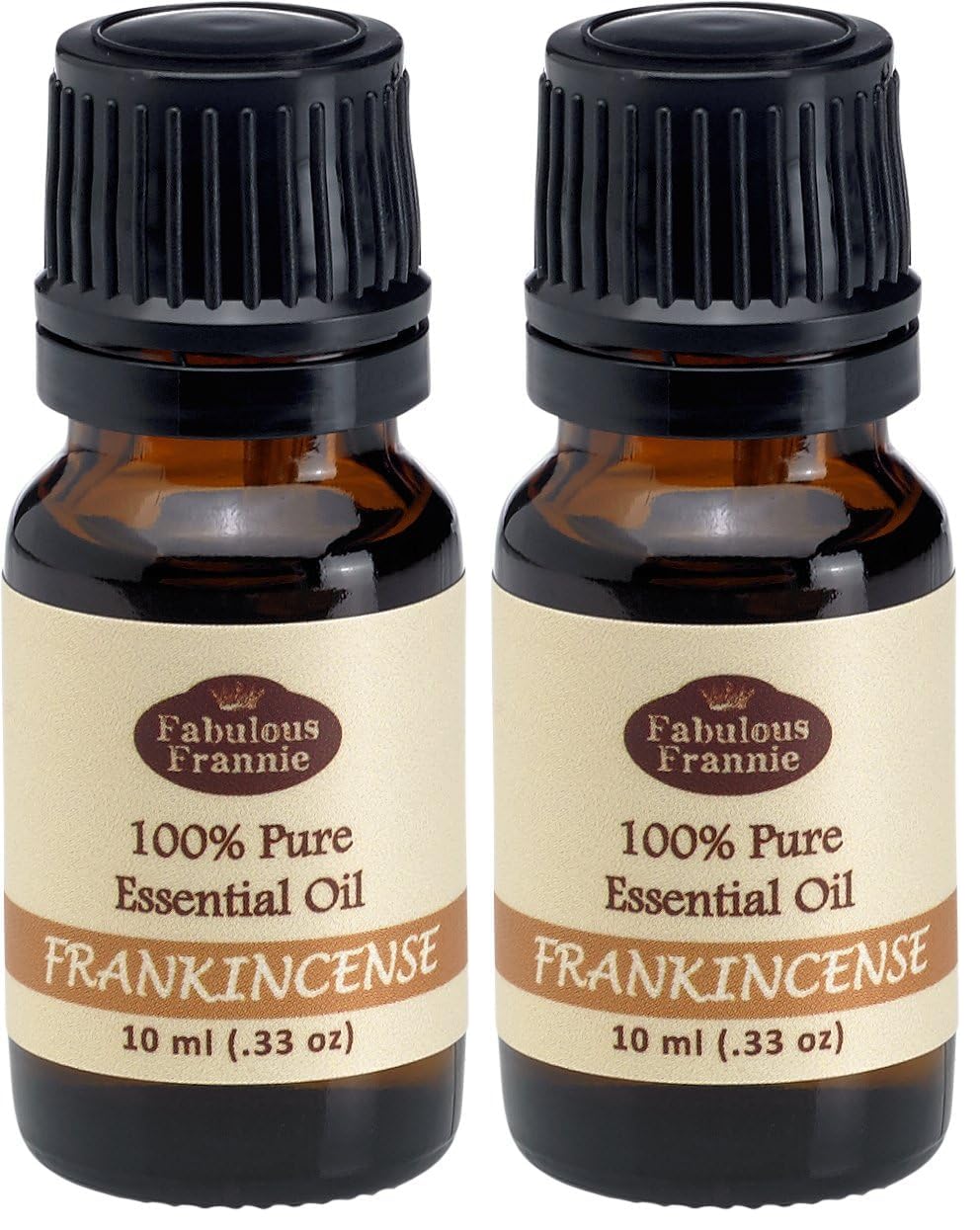Fabulous Frannie Frankincense Essential Oil — 100% Pure, Undiluted, Therapeutic Grade, 10 ml (Pack of 2)