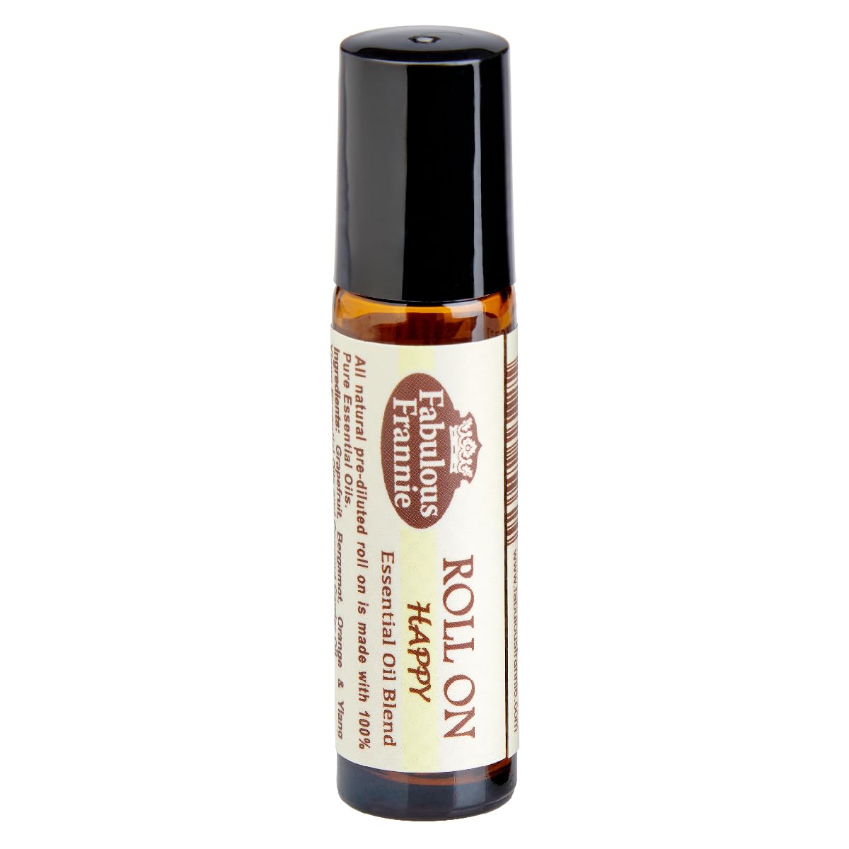 Fabulous Frannie Happy Essential Oil Blend Roll-On – Pre-Diluted 10ml (Pack of 1)