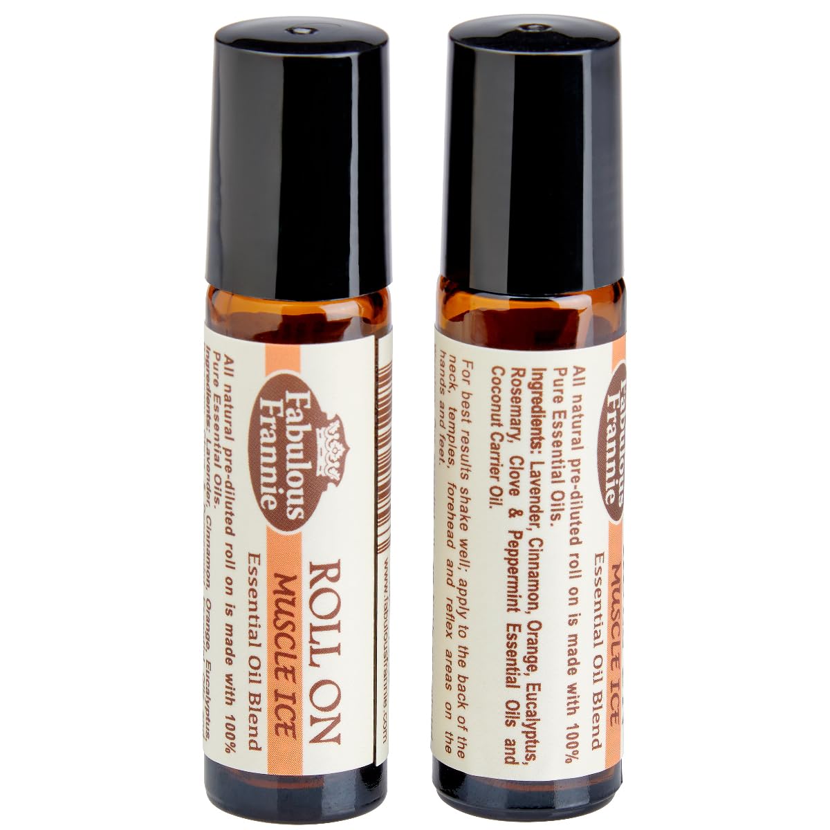 Fabulous Frannie Muscle Ice Roll-On – 10ml Pre-Diluted Essential Oils