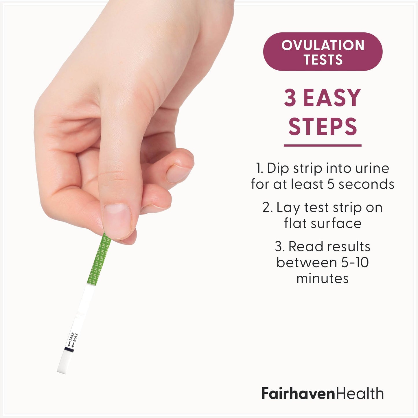Fairhaven Health BFP Kit - 40 Ovulation & 10 Pregnancy Strips