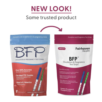 Fairhaven Health BFP Kit - 40 Ovulation & 10 Pregnancy Strips