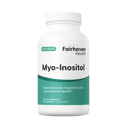 Fairhaven Health Myo-Inositol – Women & Men, Vegan, 2000mg, 120 Capsules