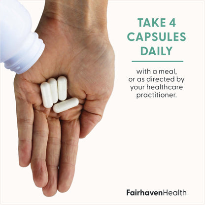Fairhaven Health Myo-Inositol – Women & Men, Vegan, 2000mg, 120 Capsules