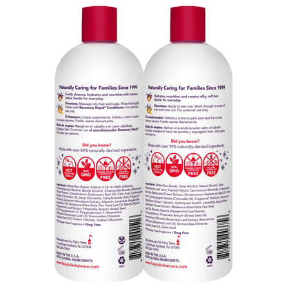 Fairy Tales Rosemary Repel Shampoo & Conditioner Duo — Kid-Approved Scent, Lice Deterrent (Pack of 2)