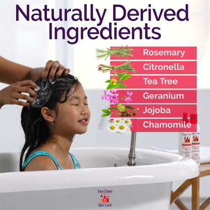 Fairy Tales Rosemary Repel Shampoo & Conditioner Duo — Kid-Approved Scent, Lice Deterrent (Pack of 2)