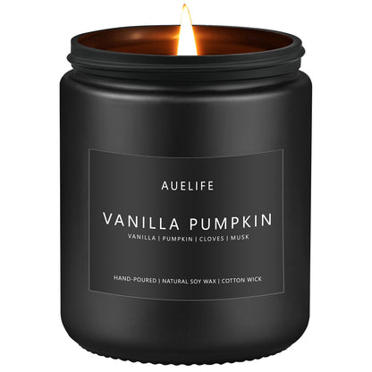 Fall Candle | Vanilla Pumpkin Scented Candle – 7 oz | Autumn Aromatherapy Gifts