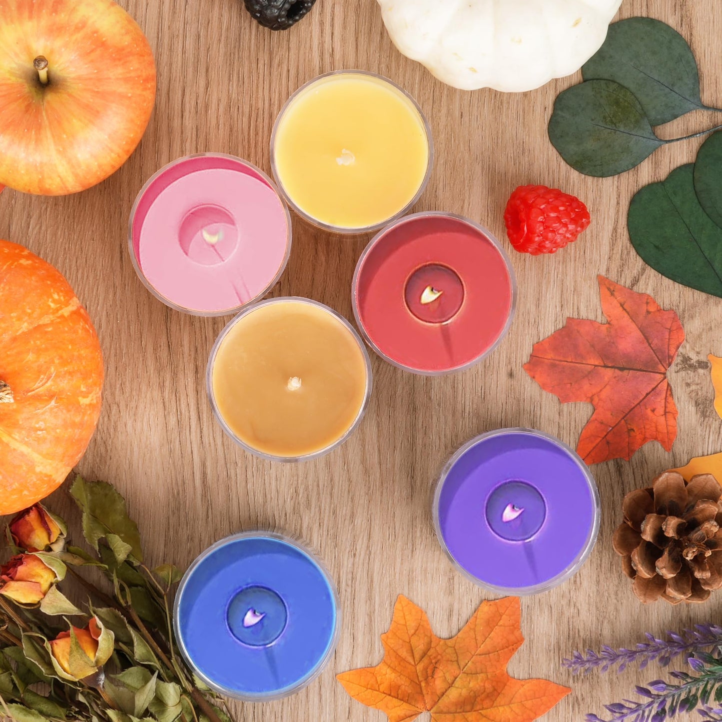 Fall Candles Bulk - 12-Pack Scented Soy Candles for Home & Gift Set