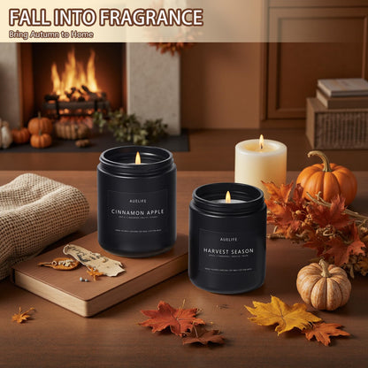 Fall Maple Syrup Latte Candle - 7 oz Natural Soy Wax | Cozy Autumn Decor