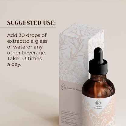 False Unicorn Alcohol-Free Tincture – Immune Support Drops (4 fl oz) | Chamaelirium luteum Root