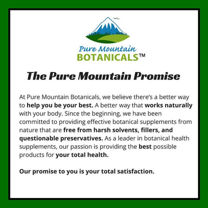 Pure Mountain Botanicals Hawthorn Berry Capsules – Kosher Vegan 1000mg Organic Hawthorn Berry Supplement