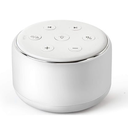 FamiSym White Noise Sound Machine with Night Light – 34 Soothing Sounds for Baby & Adults