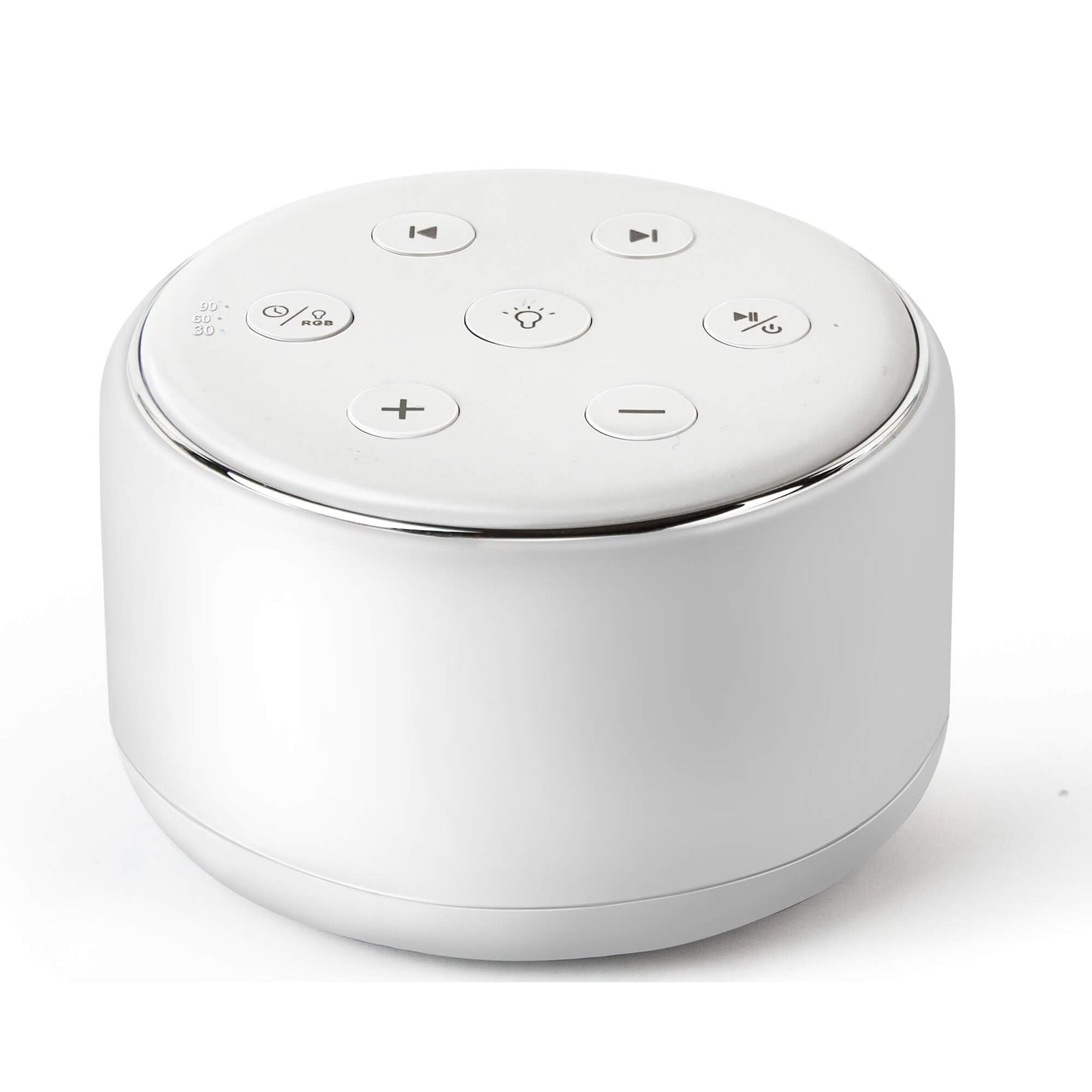 FamiSym White Noise Sound Machine with Night Light – 34 Soothing Sounds for Baby & Adults