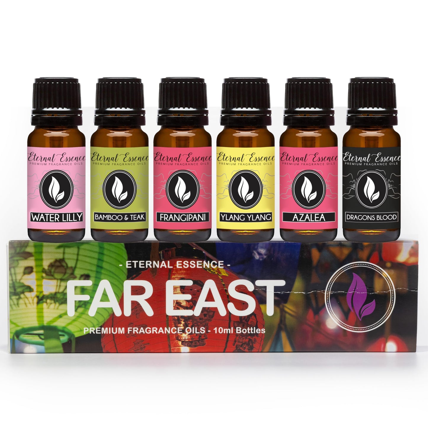 Eternal Essence Oils Far East Set – 6 Premium Fragrance Oils (10ml each)