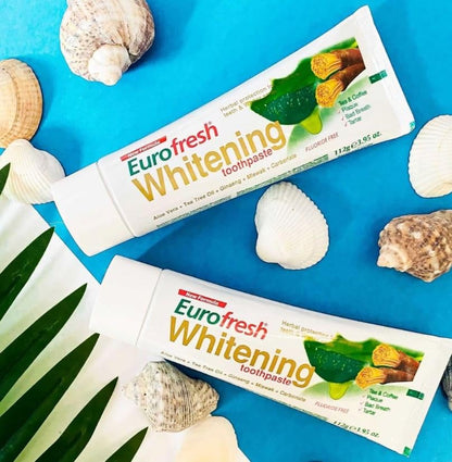 FARMASI Eurofresh Miswak Whitening Toothpaste – Tea Tree, 3.95 oz (Unisex)