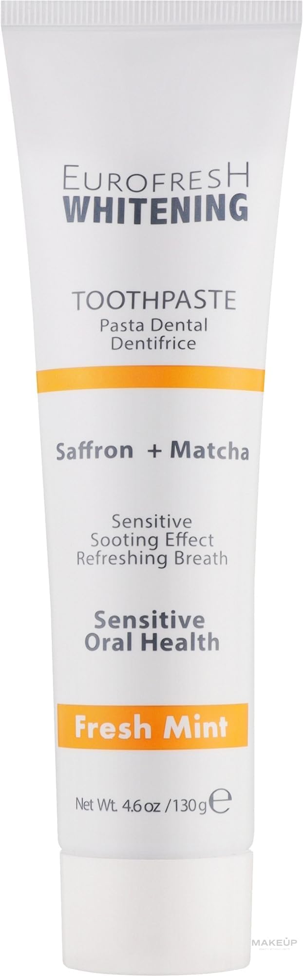 FARMASi EuroFresh Whitening Toothpaste – Matcha & Saffron (4.6 oz)