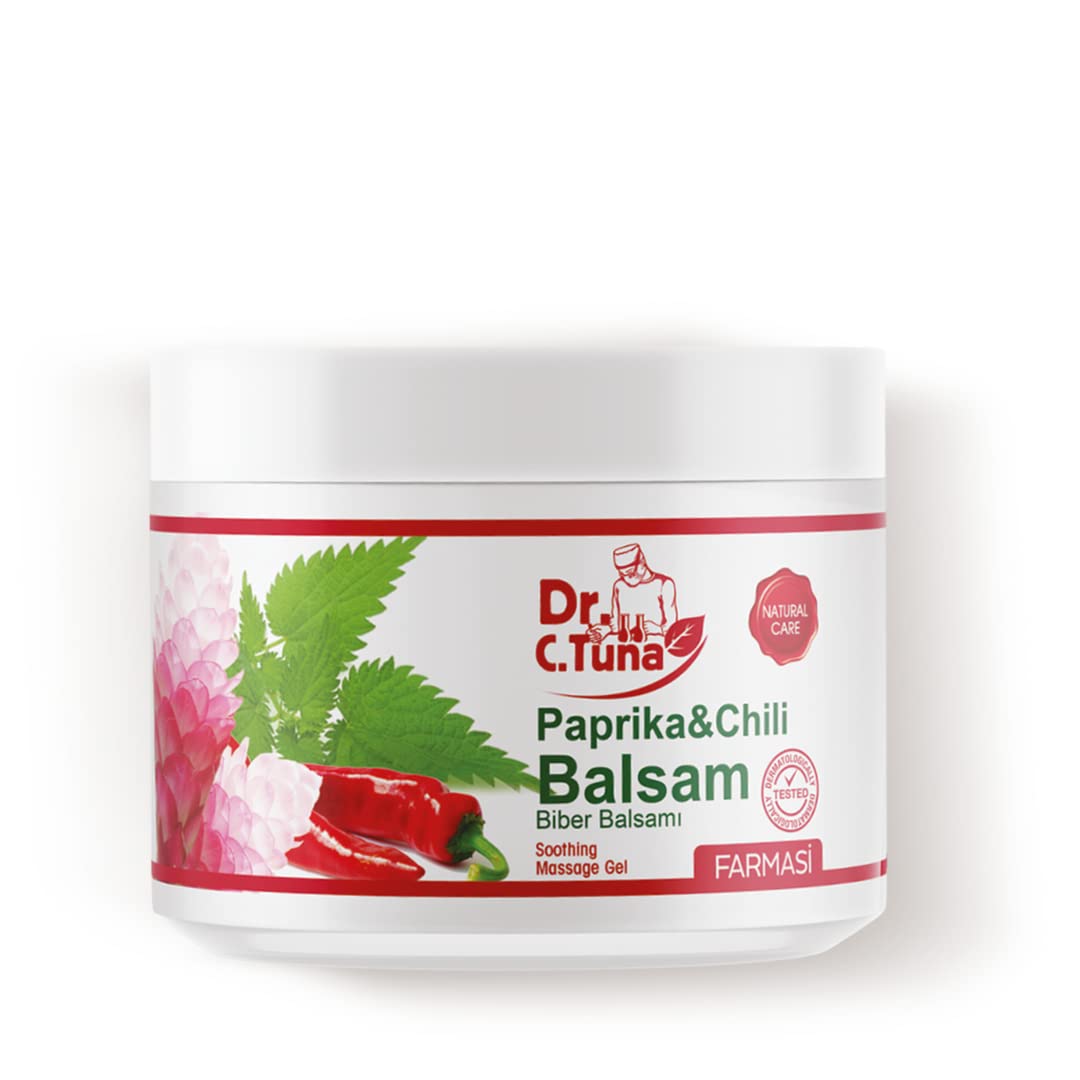 FARMASi Paprika & Chili Balsam – Soothing Massage Gel, 16.9 fl oz